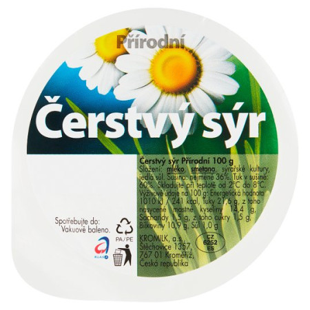 detail Čerstvý sýr přírodní 100g