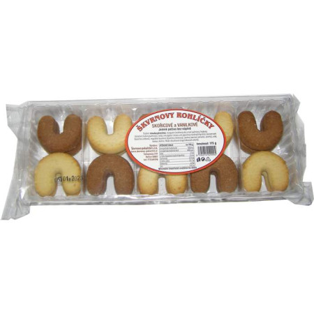 chi tiết Škvrnovo rohlíčky skořicové a vanilkové 175g (D)