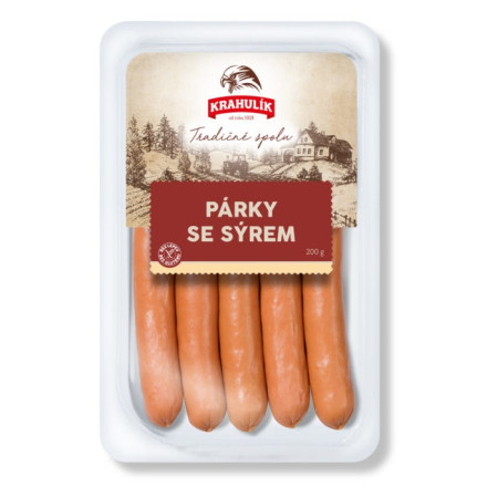 chi tiết Krahulík Párky Se Sýrem 200g