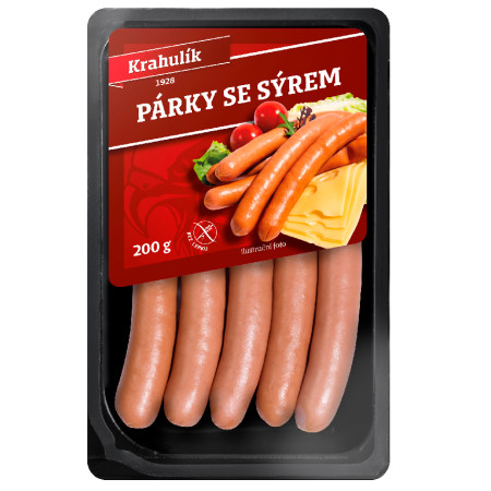 chi tiết Krahulík Párky Se Sýrem 200g