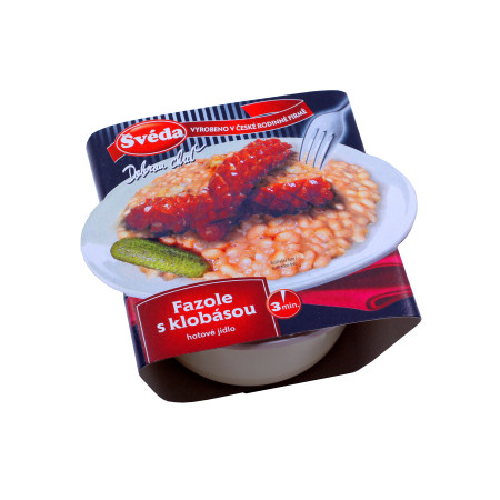 chi tiết Švéda Fazole s klobasou 360g