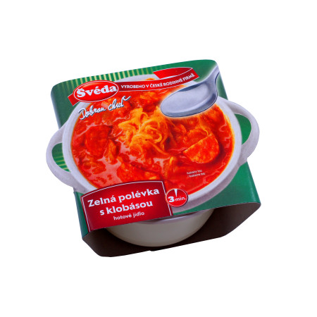 detail Švéda Zelná polévka s klobásou 330g