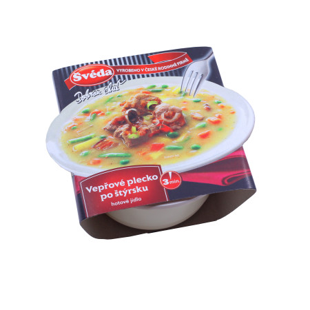 detail Švéda Vepřové plecko po štýrsku 360g