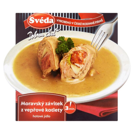 detail Švéda Moravský závitek z vepřové kotlety 330g
