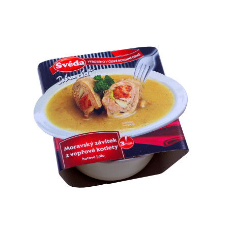 detail Švéda Moravský závitek z vepřové kotlety 330g
