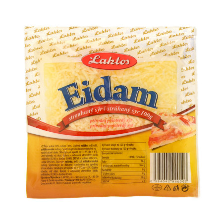 chi tiết Laktos Eidam Strouhaný 100g