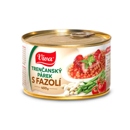 detail Viva Trenčanský párek s fazolí 400g