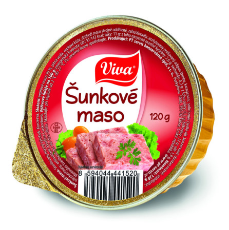 chi tiết VIVA Šunkové maso 120g