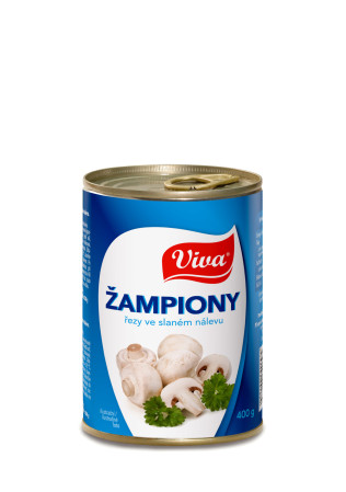 chi tiết Viva Žampiony řezané 400g
