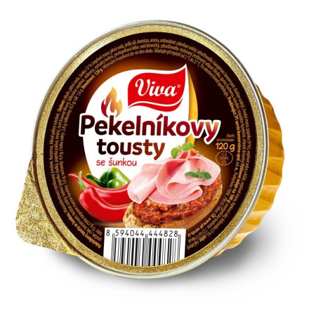 detail VIVA Pekelníkovy tousty se šunkou 120g