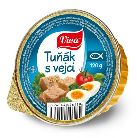 chi tiết VIVA Tuňák s vejci 120g