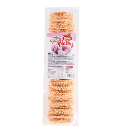 chi tiết Brick Sýrové opl. Česnek. 100g