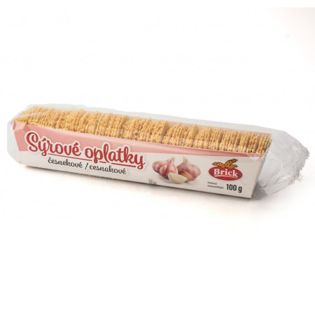 chi tiết Brick Sýrové opl. Česnek. 100g
