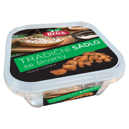 detail Brick tradiční sádlo se škvarky 130G