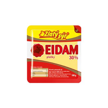 chi tiết ZS Eidam 30% plátky 100g
