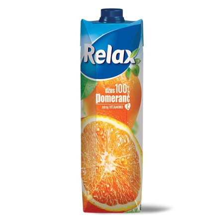 chi tiết Relax 1L Pomeranč 100%
