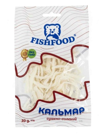 detail Fishfood 30g sušené kalamary, hobliny