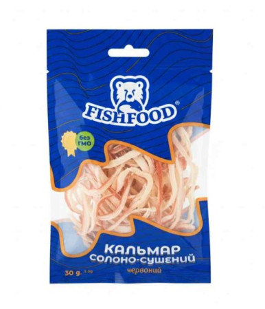detail Fishfood 30g sušené červené kalamary