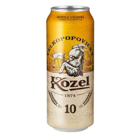 detail Kozel 500ml plech Světlý