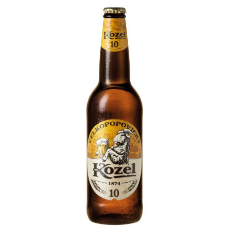 chi tiết Kozel 500ml sklo světlý