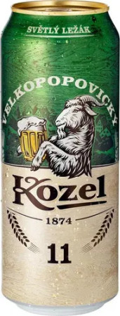 detail Kozel 500ml plech 11° medium