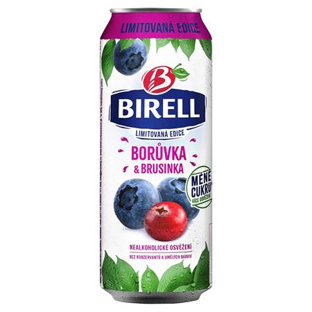 chi tiết Birell 500ml plech - Borůvka & brusinka