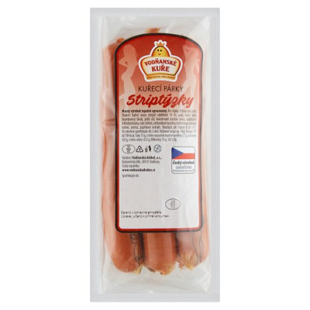 chi tiết VK VAK Kuřecí párky striptýzky 340g