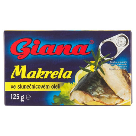detail Giana Makrela 125g - v rostlinném oleji