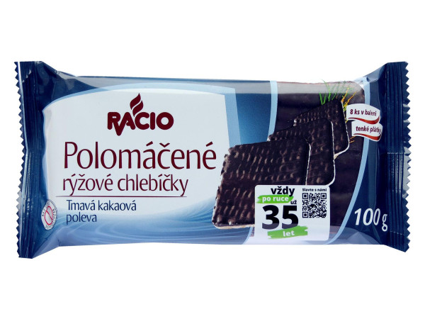 chi tiết Racio pol. 100g rýžové tmavá kakao