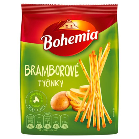 detail Bohemia tyčinky 160g Bramborové