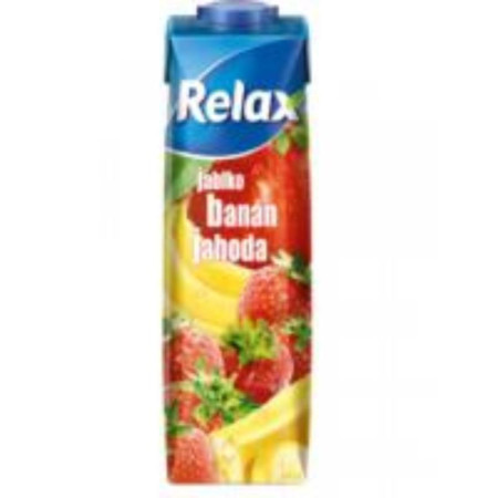 detail Relax 1L jablko - banan - jahoda