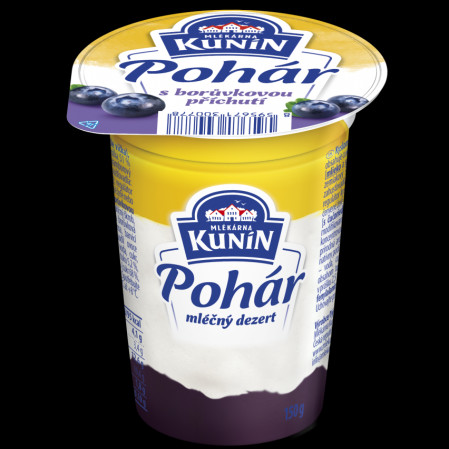 detail Kunín Pohár 150g Borůvka