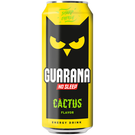 detail Guarana plech 0,5L Cactus
